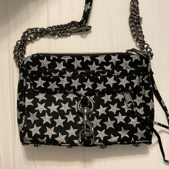 Silver star Rebecca Minkoff M.A.c purse - Picture 1 of 7